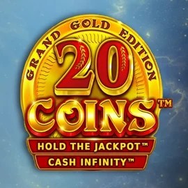 Logo of 20 Coins Grand Gold Edition from Wazdan at Viking Luck Casino