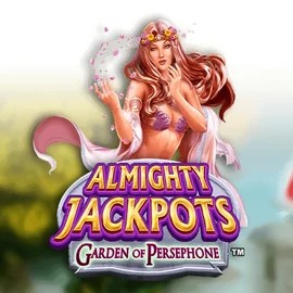 Official Jackpots logo: Almighty Jackpots: Garden of Persephone by Novomatic at Viking Luck Casino