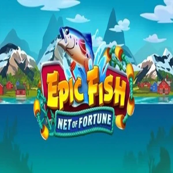 Epic Fish Net of Fortune slot logo by Quickspin at Viking Luck CasinoEpic Fish Net of Fortune