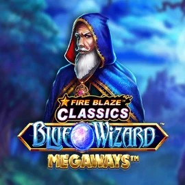 Fire Blaze Blue Wizard Megaways game by Rarestone Gaming – logo hosted on Viking Luck Casino