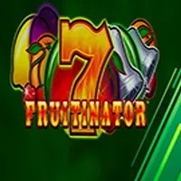 Fruitinator Jackpot King slot logo by Blueprint Gaming at Viking Luck Casino