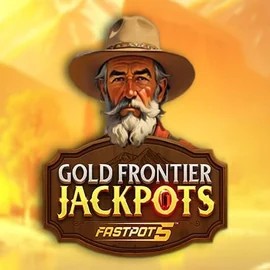 Gold Frontier Jackpots FastPot5 game by Yggdrasil – logo hosted on Viking Luck Casino