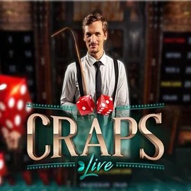 Live Craps by Evolution, showcased at vikingsluck.de – game logo