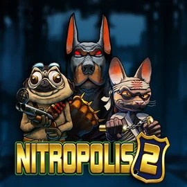 Nitropolis 2 slot logo by ELK Studios at Viking Luck Casino