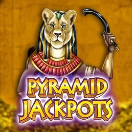 Pyramid Jackpots slot logo by King Show Games at Viking Luck Casino