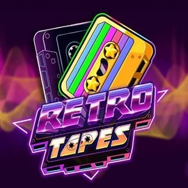 Official Slots logo: Retro Tapes by Push Gaming at Viking Luck Casino