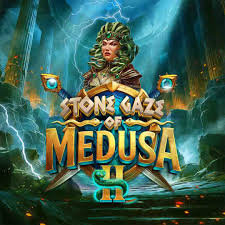 Stone Gaze of Medusa 2 slot logo by Stakelogic at Viking Luck CasinoStone Gaze of Medusa 2